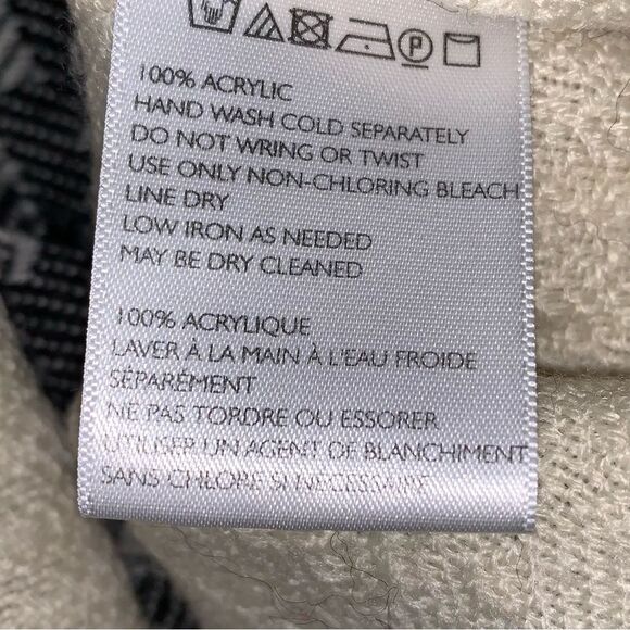 ECOTE Poncho Women's One Size Aztec Western Country Oversized Cozy Boho Fringe - Picture 8 of 9